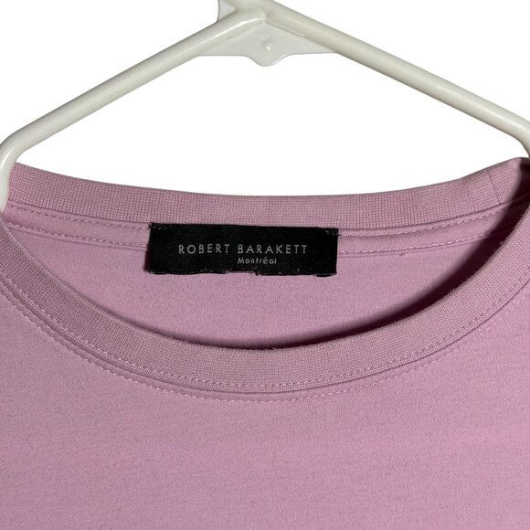 Robert Barakett Montreal Mens Lilac Pima Cotton Crewneck T-Shirt Size M - Picture 2 of 5